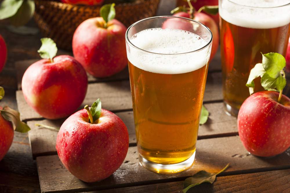 Glass of Cider in Eugene Oregon